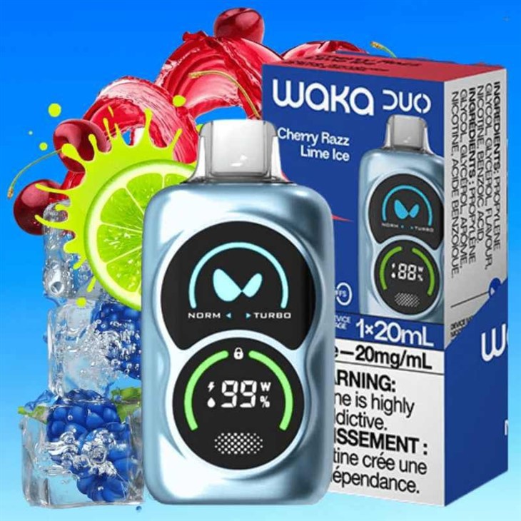 Waka Duo 25000puffs vape يمكن التخلص منها